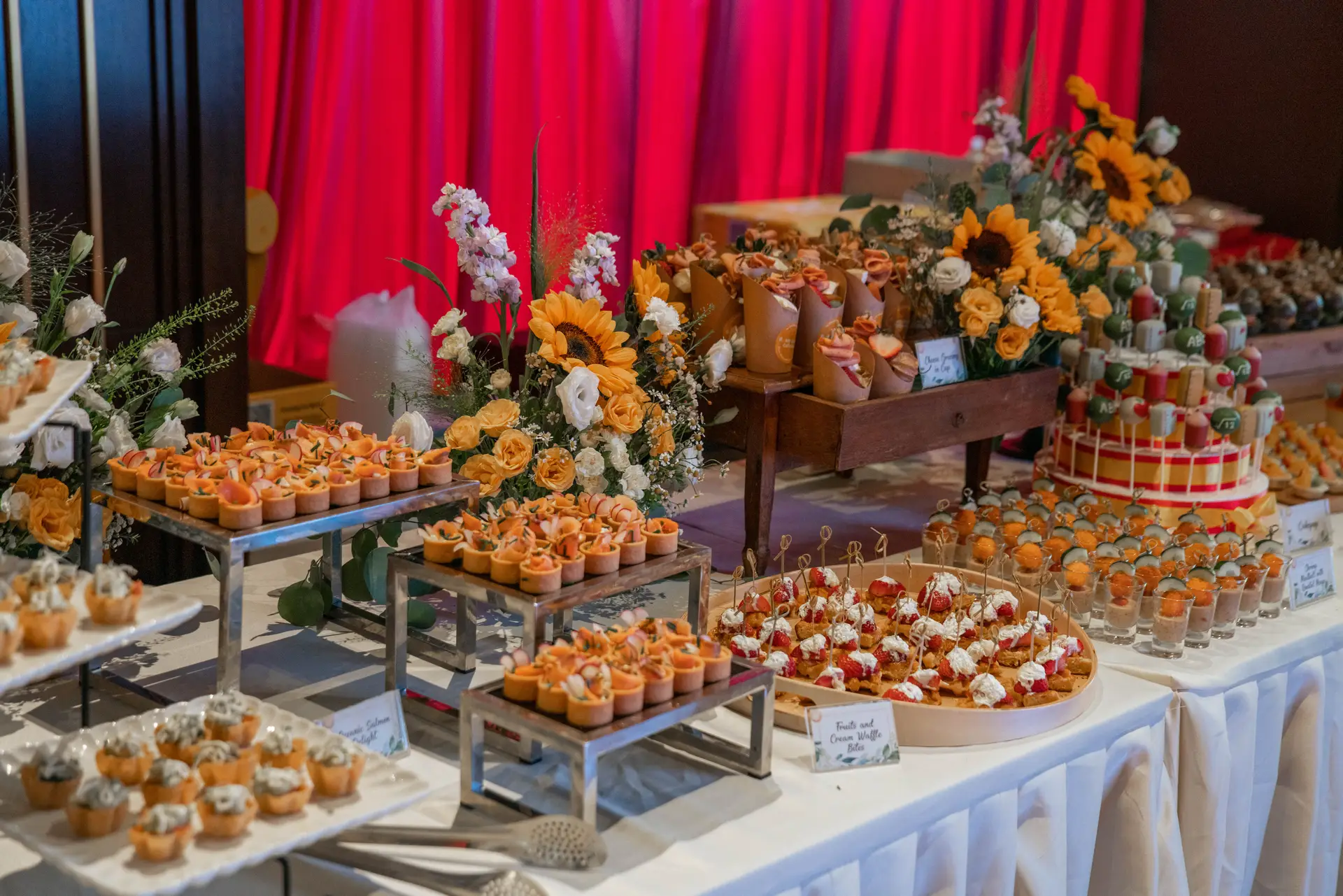 Music release event catering