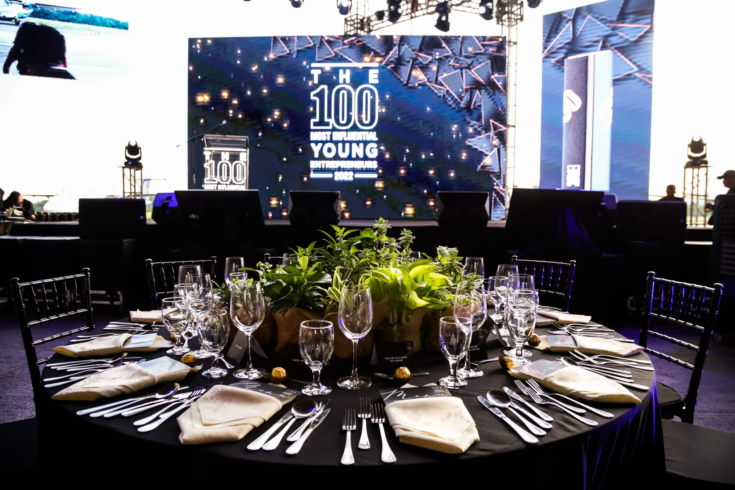 Corporate event catering detail
