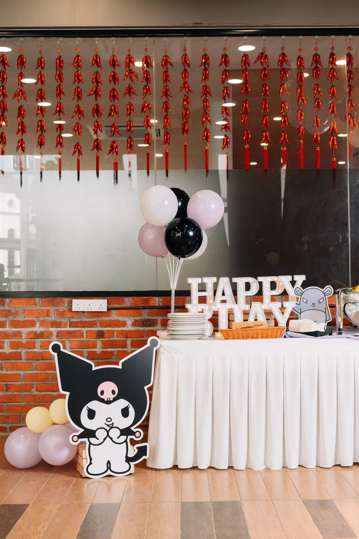 RunningMen kids birthday buffet arranged for young guests