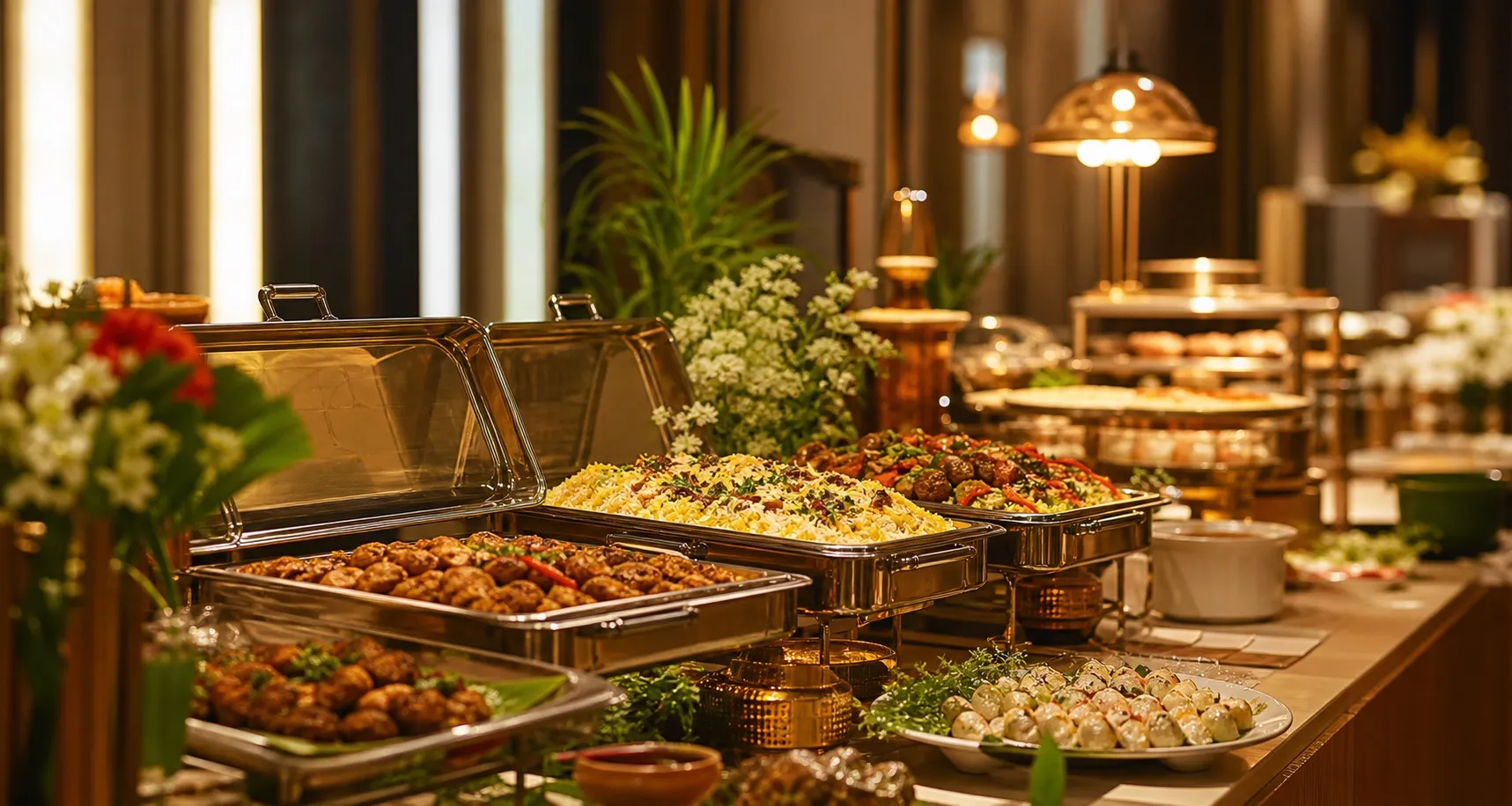 Family gathering buffet theme