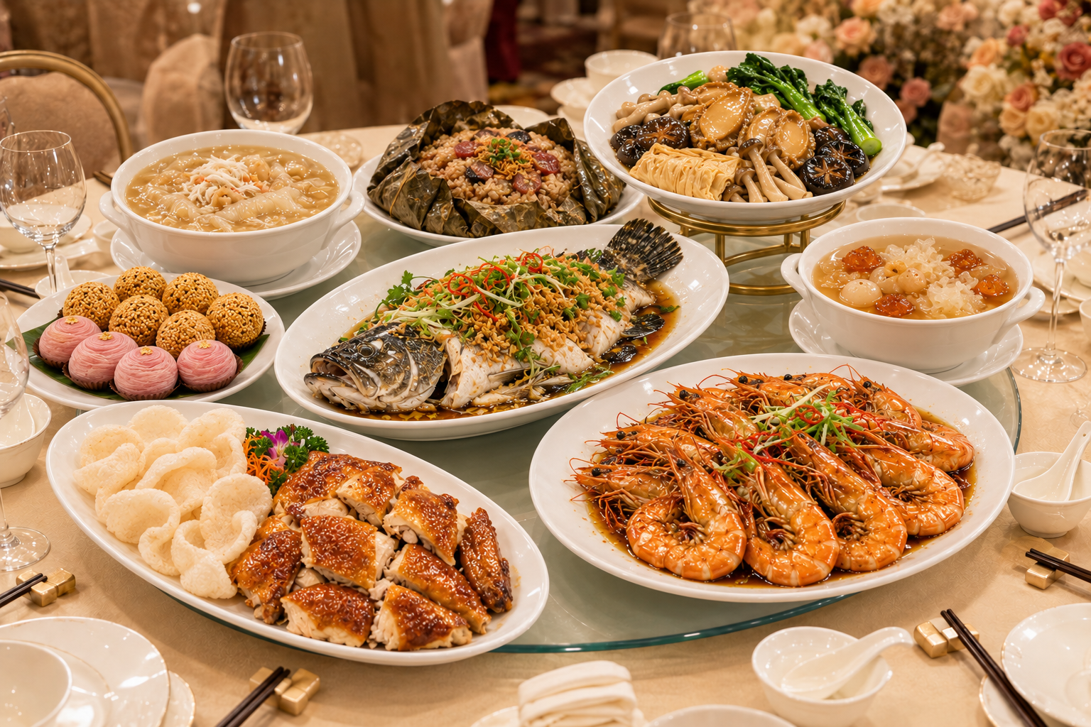 chinese banquet outside catering services for weddign event