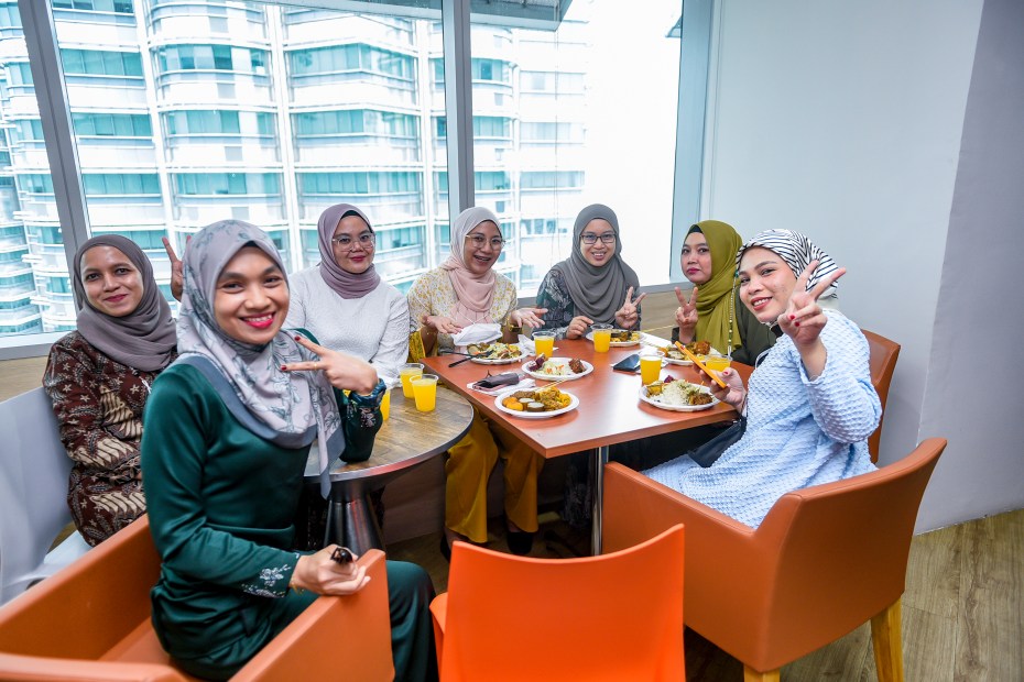 Hari Raya office lunch celebration with halal catering in Klang Valley